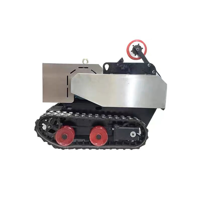 22 Kw 30kw 37kw Rubber Track Diamond Electric Wire Sawing Concrete Stone Granite Rock Quarry Wire Saw Machine