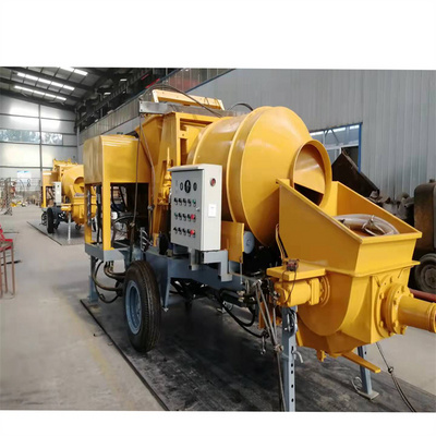 15-30m3/h conveying capacity mobile fully hydraulic system truck concrete mud mixer with pump for sale