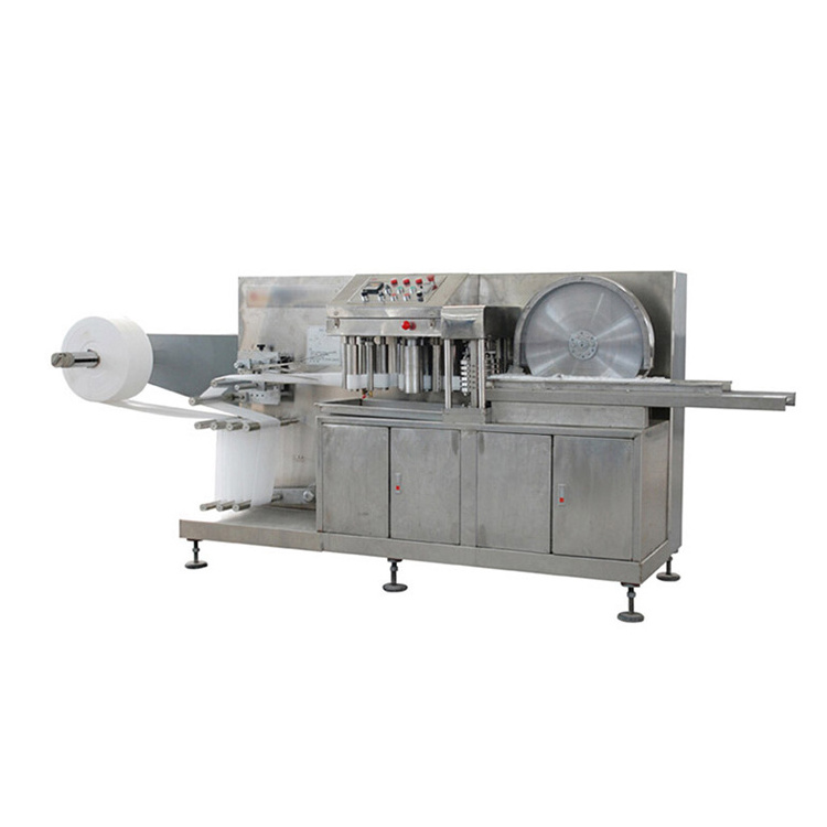 Full automatic canister four side sealing spunlace nonwoven fabric production line baby soft pack Wet wipes packing machines