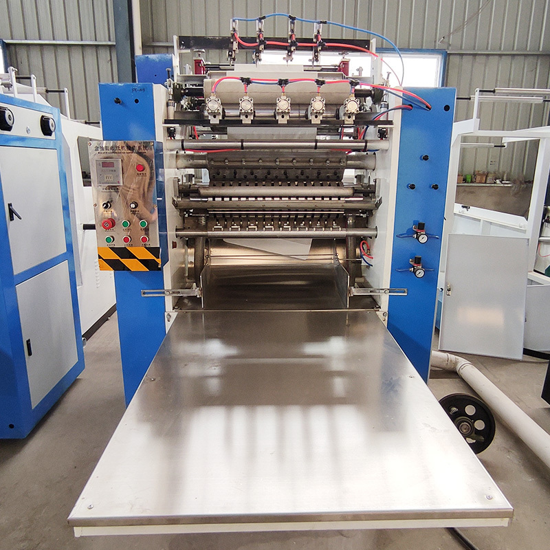 Fold Facial Tissue Paper Making Machine Facial Tissue Folding Converting Machine Price