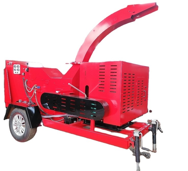 YG 32hp 55 HP mobile diesel wood chipper machine wood chippers shredder for sale garden wood chipper