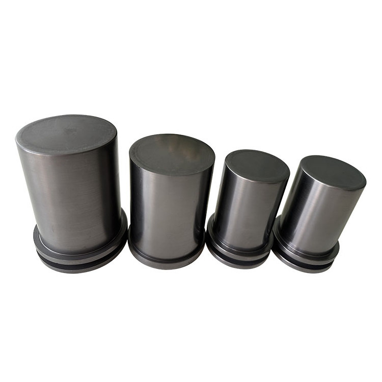 Manufacturer Supply 2 kg graphite gold melting crucible with cap ignot melting graphite crucible