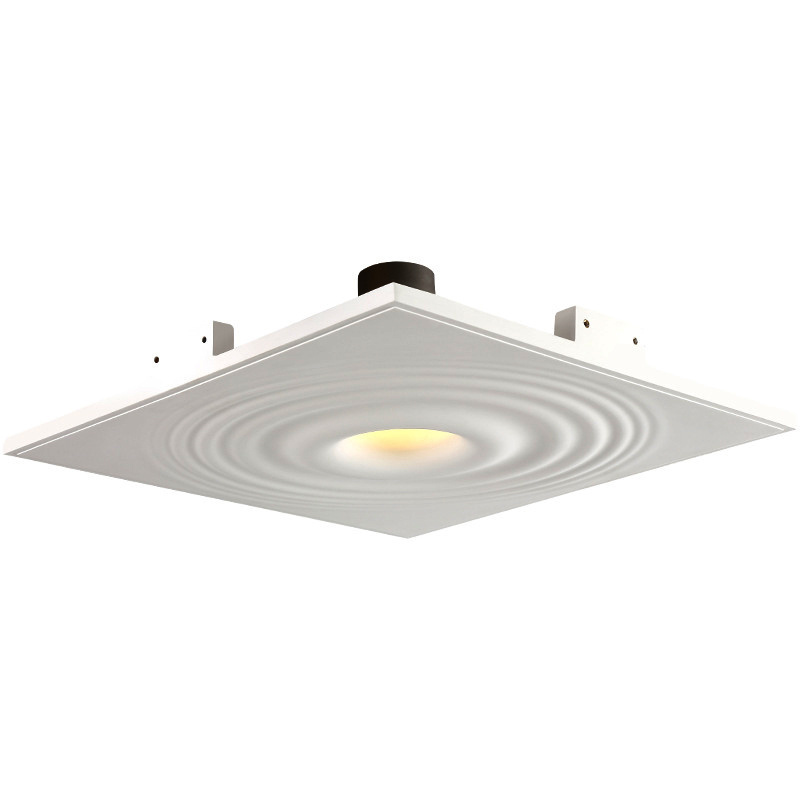 New Design Water Ripple Recessed Mounted Frameless Led Gypsum Recessed Wall Light Gu10 Ceiling Gypsum Board Panels Light Prices