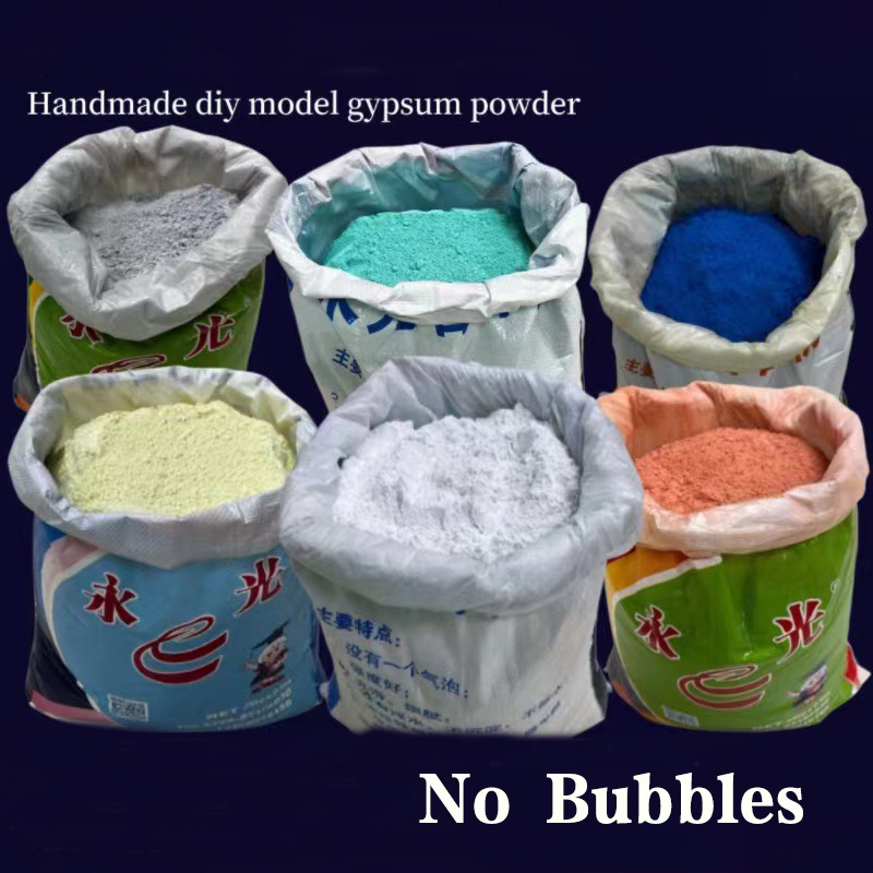 Promise No Bubbles 8.5 Mpa Plaster Powder Of Paris Aroma No Large Change Painting Gypsum Bubble-Free Gypsum Powder Couples Art