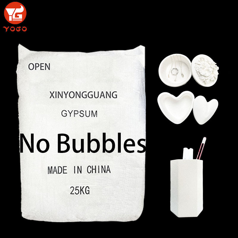 Yogo 9.0 Mpa Alpha Aroma Bubble-Free Good Fluidity Plaster Of Paris 500G No Shrinking Gypsum Powder For Hand Casting Decor Soap