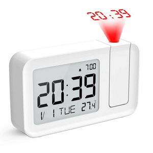 Projection Alarm Clock With Weather Station Forecast  Weather Clock display Indoor  temperature