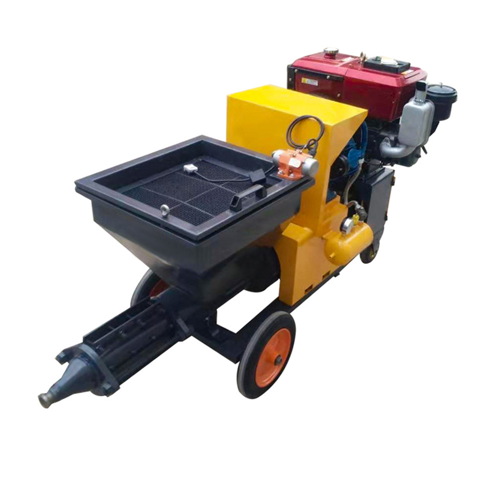 Small diesel concrete sprayer cement mortar spraying machine