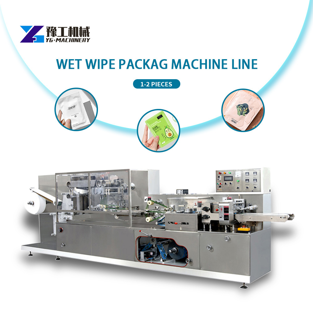 Fully-automatic Cutting Packaging Baby Spunlace Non-woven Fabric Wet Wipes Machine in Selling