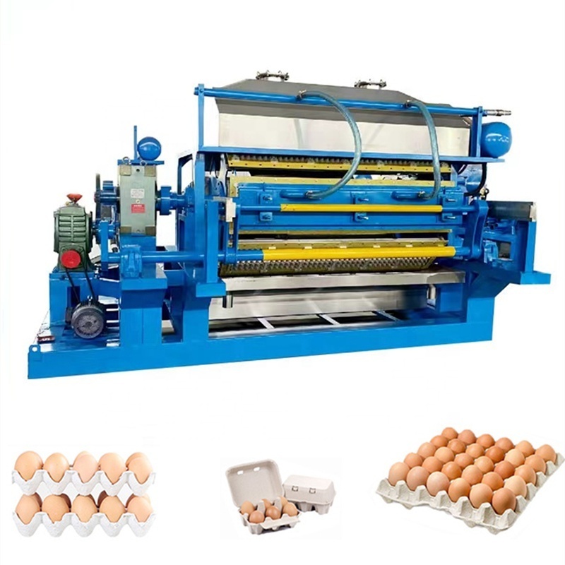 Small Machine Making Egg Tray Automatic Paper Pulp Egg Tray Production Line For Tray Egg Carton Box Machine Making