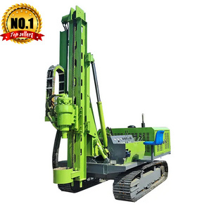 Full Hydraulic Guard Rail Post Pile Driver Crawler Photovoltaic Solar Spiral Piling Machine