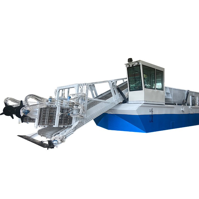 Wide Selection Designs Water Hyacinth Harvester River Cleaning Machine