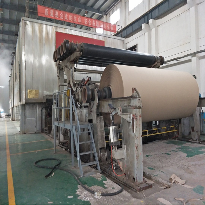 50T 100T 200T 500T Waste Paper Kraft Fluting Machine Wood to WC Toilet Paper Factory  Machine for Paper Mill Iran Turkey