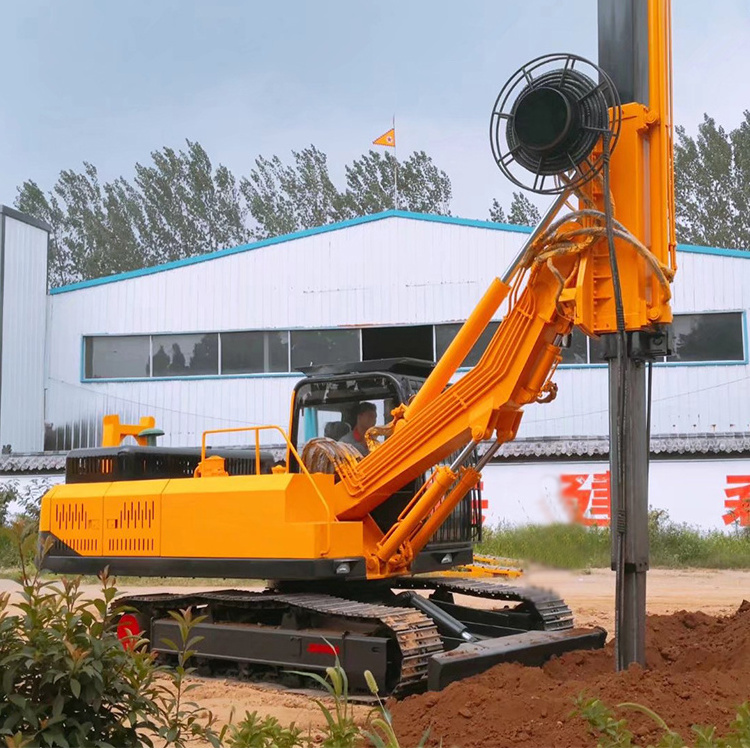 Hydraulic Hydraulic Hammer Post Pile Driver Mini Highway Guardrail Hydraulic Pile Driver