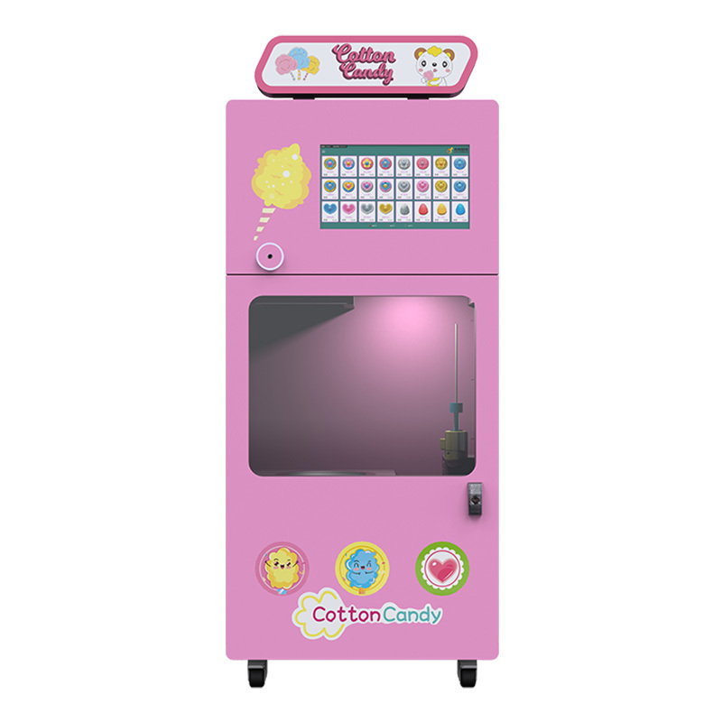 Stainless Steel Robotic Equipment Automatic Ice Cream Vending Machine automatic cotton candy vending machine