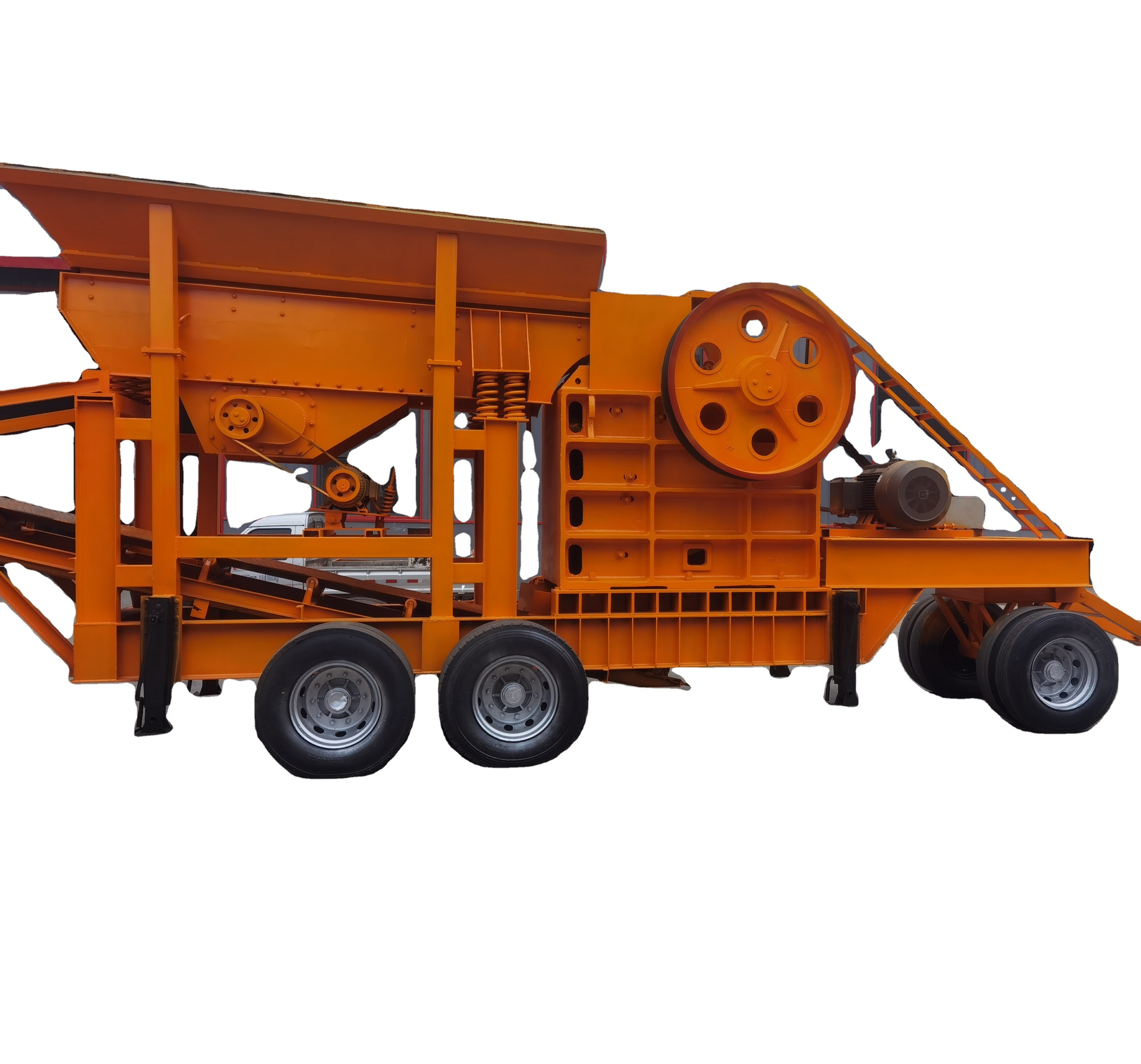 Portable Mobile Mini Stone Rock Crushing Machine Low Price Diesel Jaw Crusher For Sale