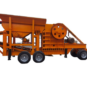 Portable Mobile Mini Stone Rock Crushing Machine Low Price Diesel Jaw Crusher For Sale