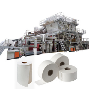 Kraft Paper Mill Waste Carton Recycling Equipment 2 Layer Kraft Paper Jumbo Roll Making Machine for Sale