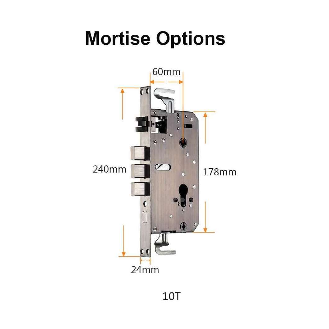 YGS stainless steel hotel wireless portable with management rfid key card hotel  room security door lock system