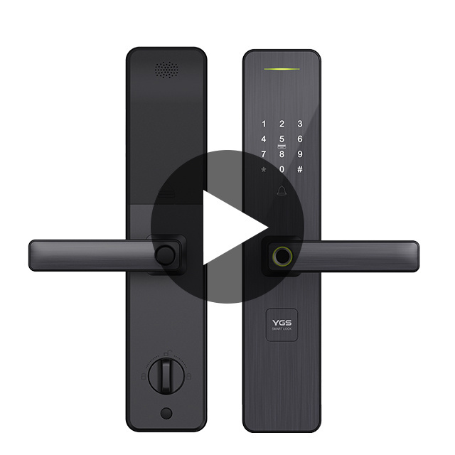 YGS01 Security Magnetic Electronic Password Mortise Gate Sliding Digital Fingerprint Smart Door Lock Manufacturer Price