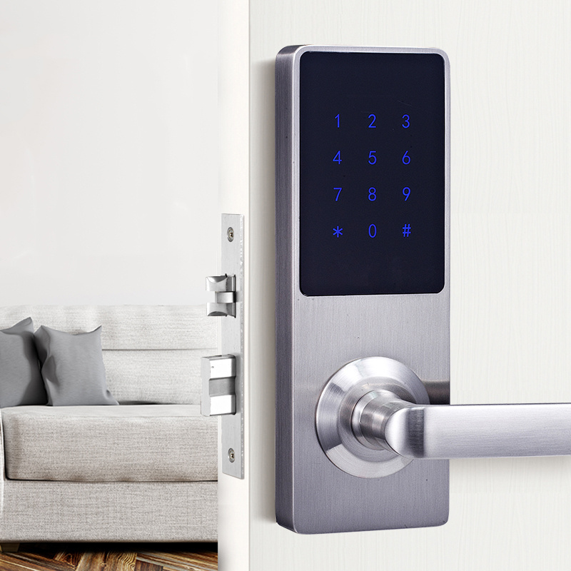 Uk Hotel Oem Usb Top Security Anti-Theft Double Phone Lora Outdoor Smart Electric Mortise Lock Mobil