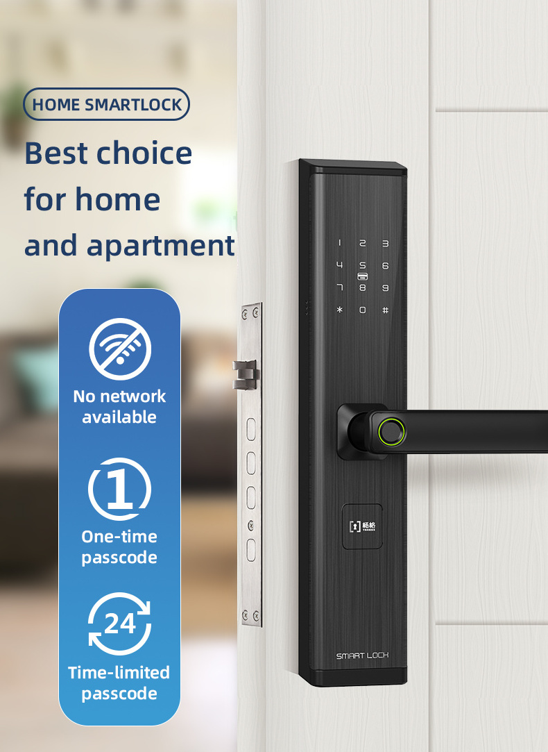 Top 5 $100 Keypad Tuya Zigbee Smart Doorlock Euro August Wifi Smart Lock Interior Door Universal