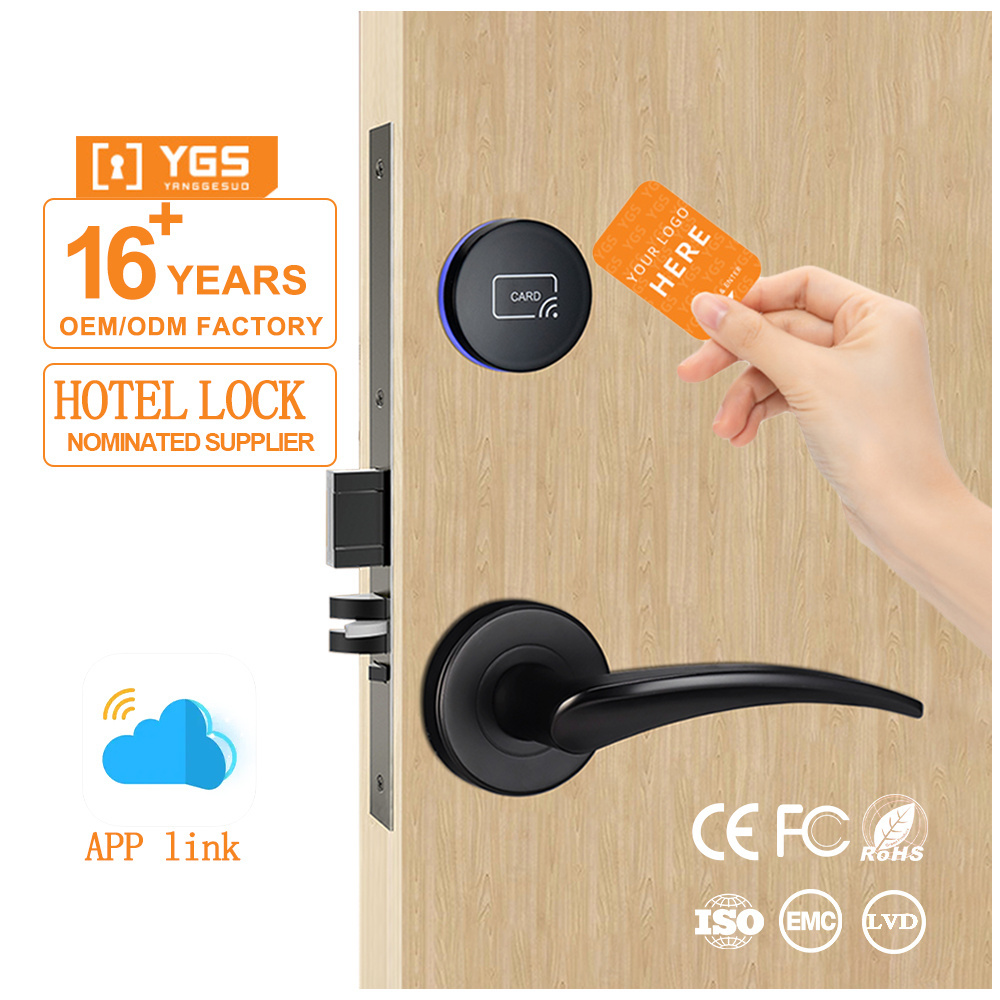 Electronic Hotel Lock - Shadow Ii Rfid YGS Rfid Smart Mortise Locker Lock