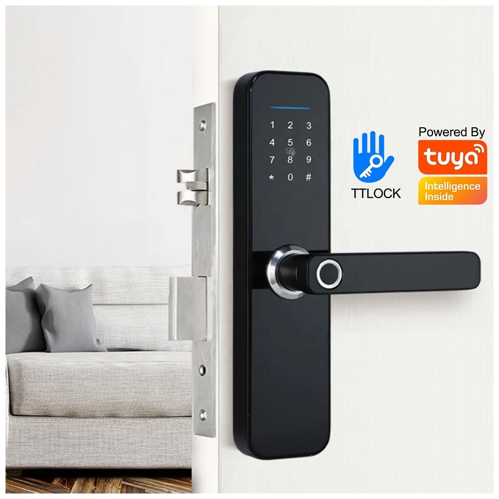 House Wifi Elctronic Smart Door Locks Home Electronic Electric Tuya APP Wifi Smart Lock,Digital Biometric Fingerprint Door Lock