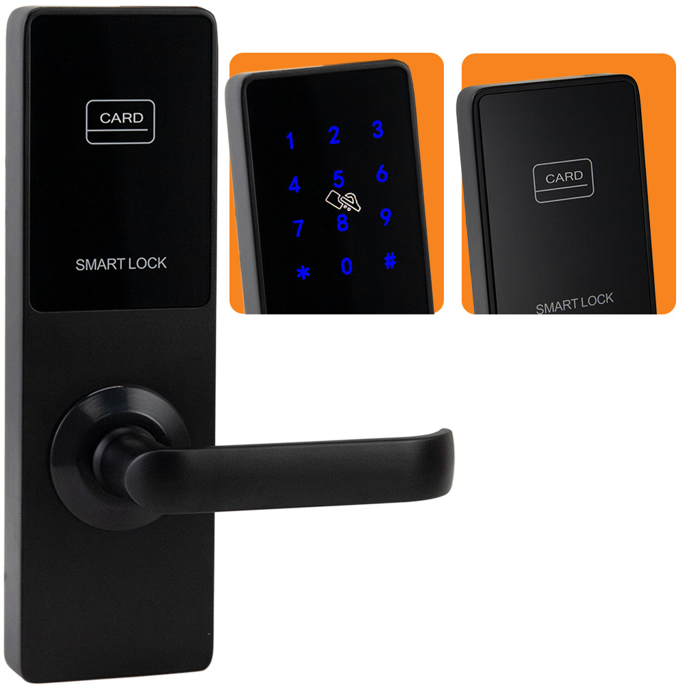 home apartment hotel lock system smart fingerprint card key tuya ttlock door lock smart tthotel smart locks