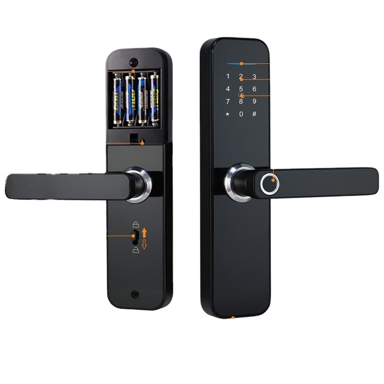 Hot sale No network available smartphone Wifi available APP Control Electric Smart Lock smart fingerprint door lock