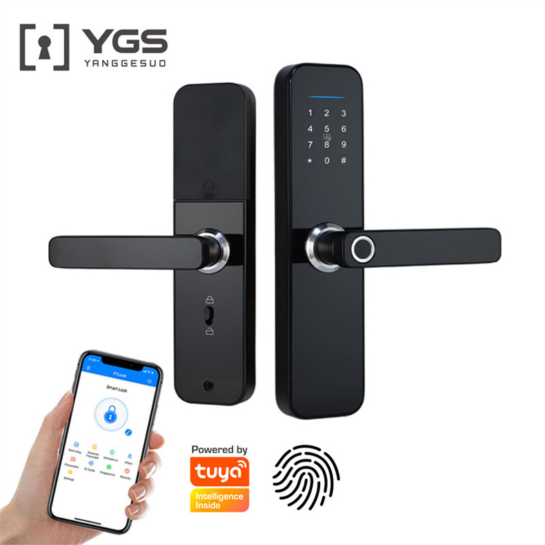 Hot sale No network available smartphone Wifi available APP Control Electric Smart Lock smart fingerprint door lock