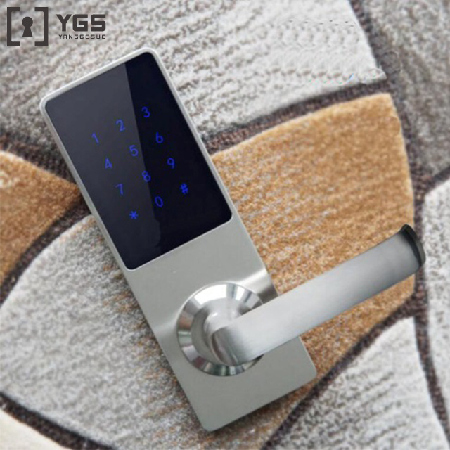 Hotel Lock  France Rfid Alexa Keyless Antitheftsensor Hotel Smart Key Door Lock Cerradura Con Huella Digital