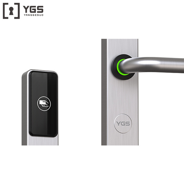 YGS rfid door lock best key rfid hotel lock management software