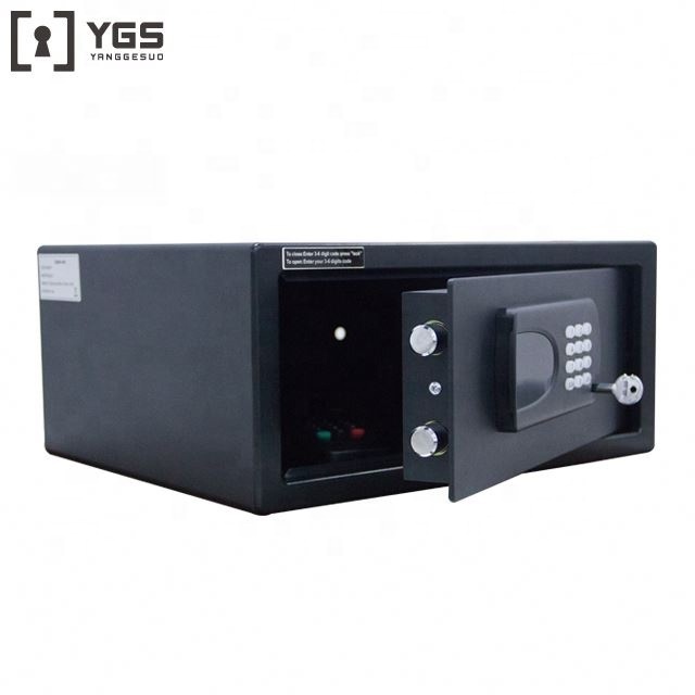 YGS Electronic digital security hot sale safes key lock hotel room safety office secure safe box