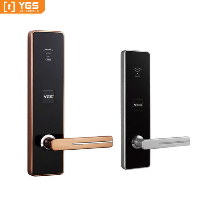 High safety digital new arrived anti-theft office building lock door handle lock front door smart lock