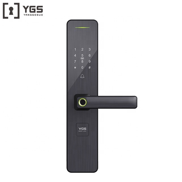 YGS wholesale digital door locks home high security fingerprint lock household sliding door smart key lock