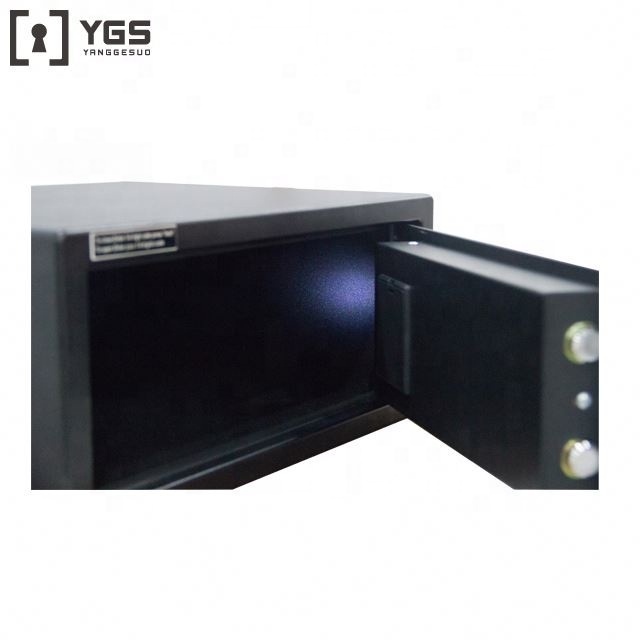 YGS Electronic digital security hot sale safes key lock hotel room safety office secure safe box