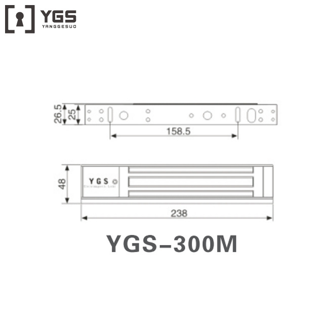 Electromagnetic Lock Handle Electric Door Strike For Security Lock 12V Lock