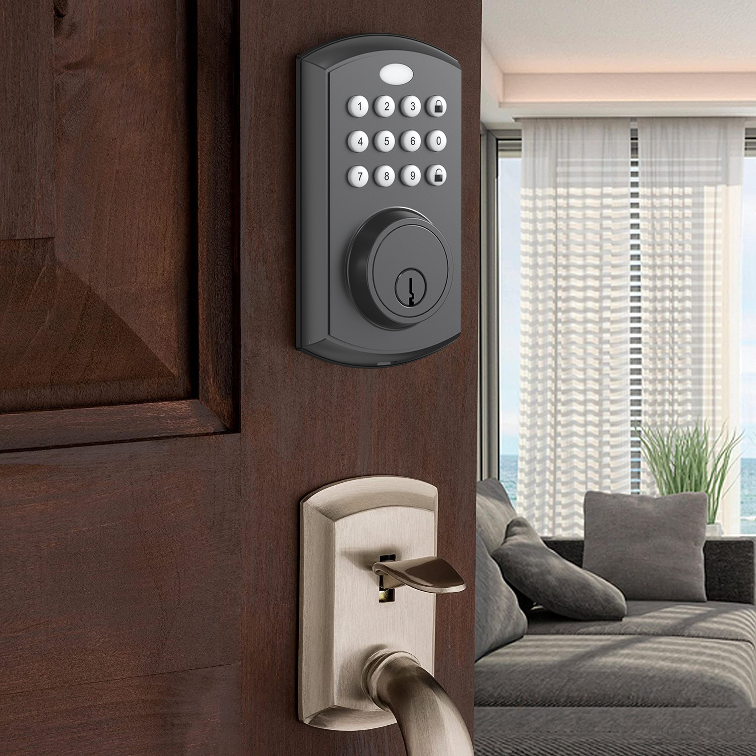 YGS New Arrival Hot Sale  Programmable Keypad Door Lock Deadbolt Featuring Smart Door Lock