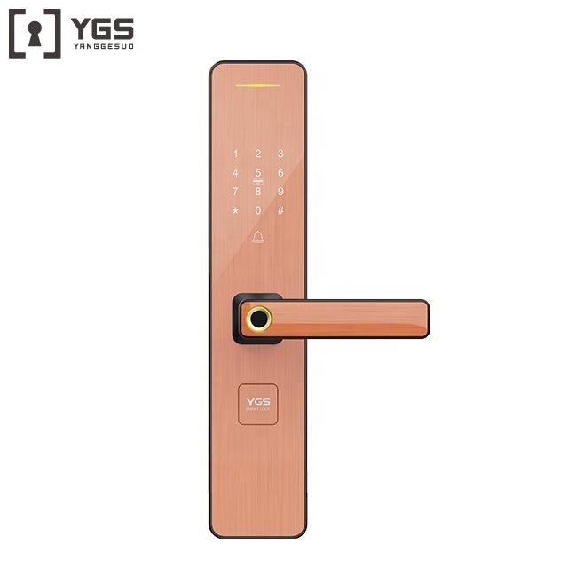 YGS FingerPrint Key RFID Smart korea digital door lock digital wifi app home smart locks for hotel