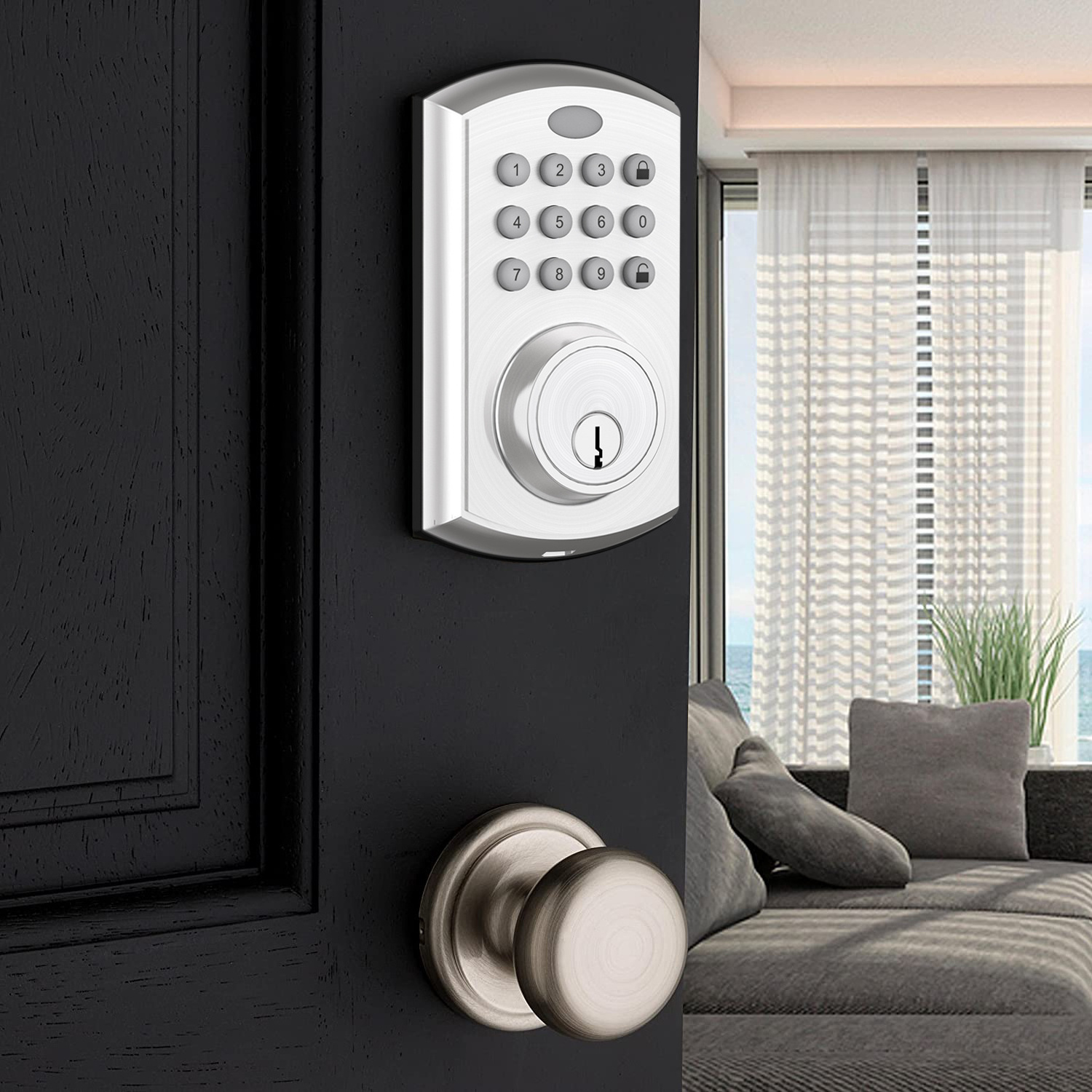 YGS New Arrival Hot Sale  Programmable Keypad Door Lock Deadbolt Featuring Smart Door Lock