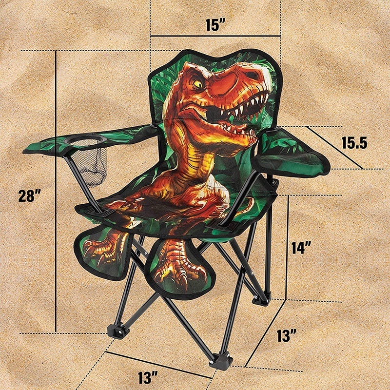 YG-K037  Outdoor Dinosaur Chair for Kids Foldable Children Chair for Camping