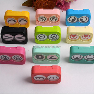 Plastic Contact Lens Box Holder Travel Case Contact Lenses Container Eye Lens Case Contact Lenses Travel Kit