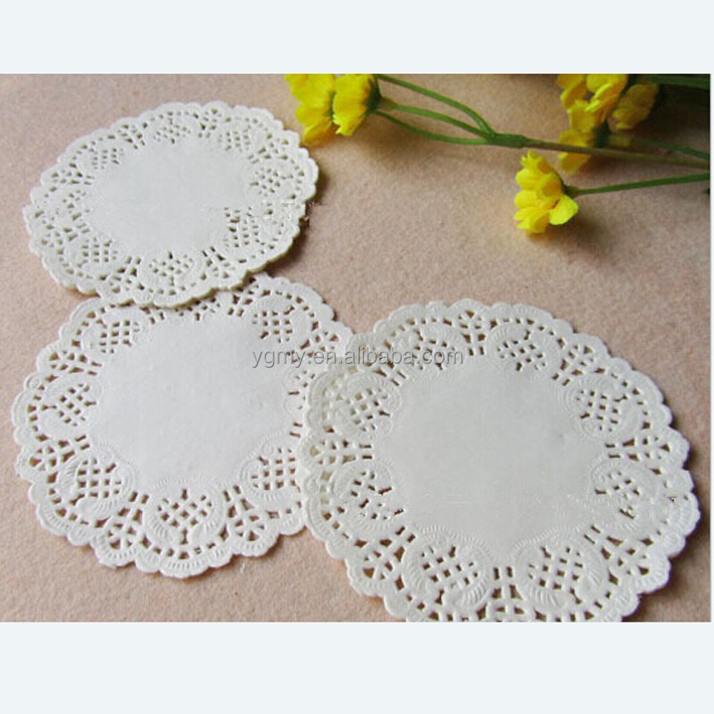 88 mm White Round Lace Paper Doilies / Doyleys,Vintage Coasters / Placemat Craft Wedding Christmas Table Decoration