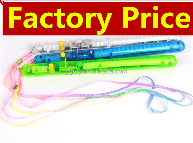 Multi 7Modes Flashing LED Night Light Colorful Lamp Wand Glow Sticks + strap Festival Camp Party