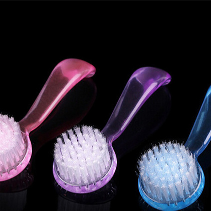 hot selling Nail Art Dust Cleaning Brush with Cap Round Head Make Up Washing Brush Manicure Pedicure Nail Tools