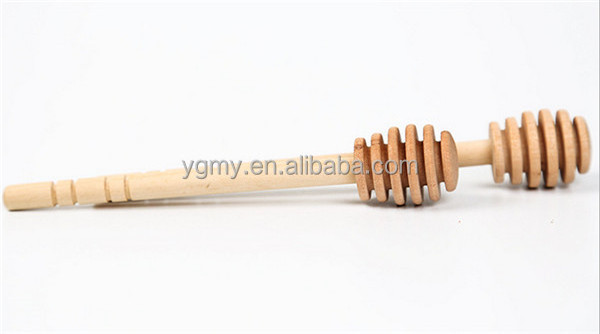 8x2cm Mini Wooden Honey Dippers Spoon Swizzle Stick Wooden Honey