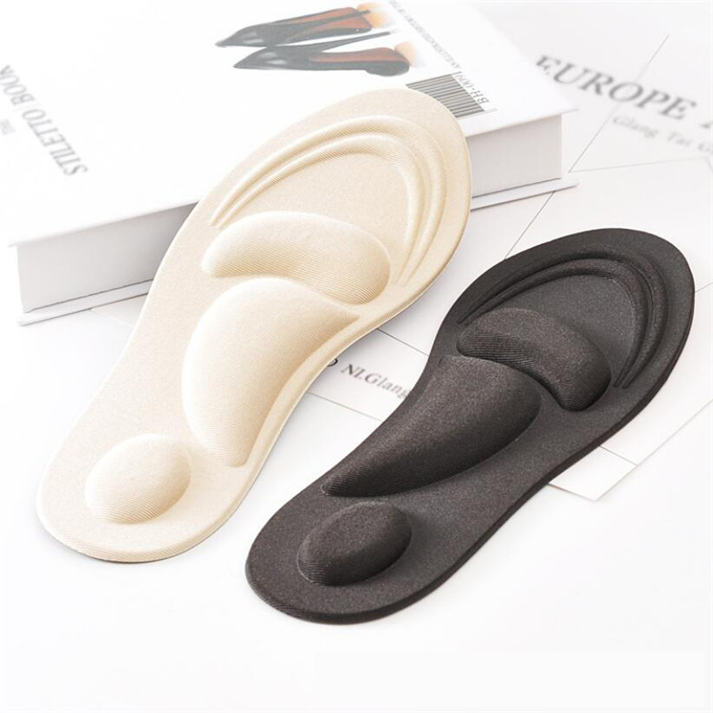 Amazon 4D Stretch Breathable Deodorant Running Cushion Insoles For Feet Man Women Insoles For Shoes Sole Orthopedic Pad 1Pair