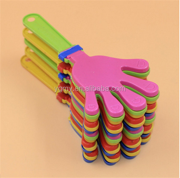 Plastic Hand clapper clap toy cheer leading clap for Olympic game football game Noise Maker