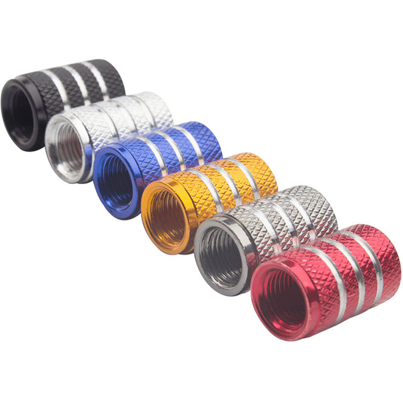 Aluminum Wheel Tyre Tire Valve Stems Air Dust Cover Screw Caps for Car Truck Bike