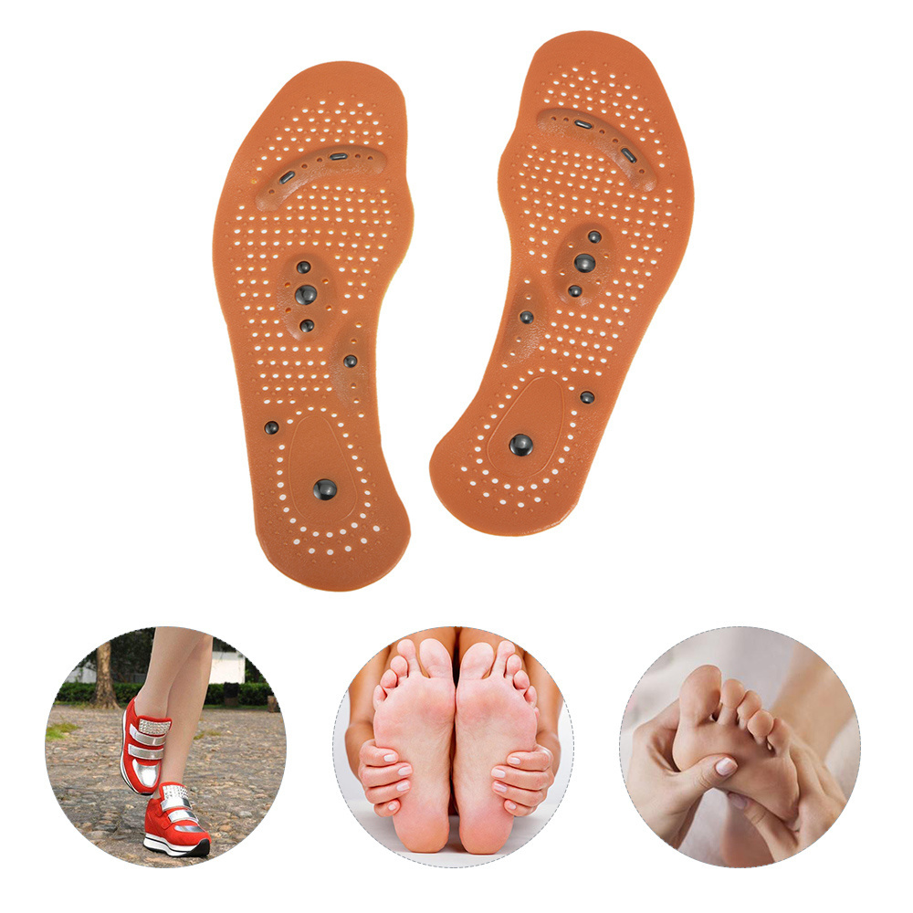 Magnetic Therapy Health Care Foot Massage Insoles for Men/ Women Magnetic Shoe Pads Foot Massager Foot Care Tool